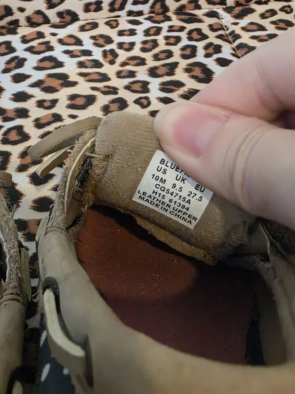Sperry Bluefish Jr Boat Shoes Taupe Navy Polka Dot Toddler Girls 10M